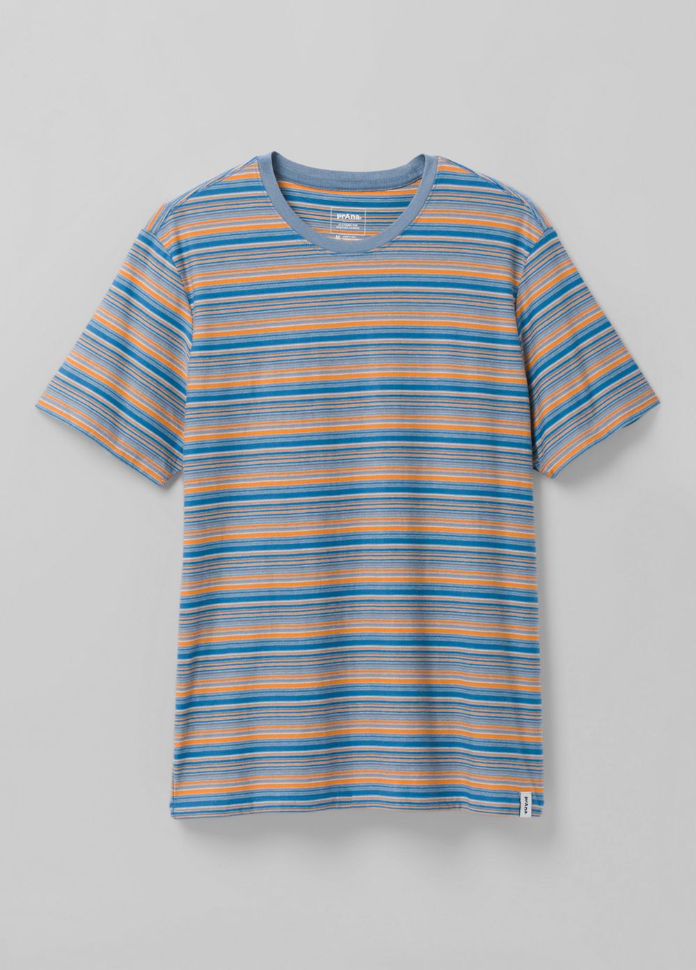 Blue Men's PrAna Cooper Point Crew T-Shirts | YPQOJI679