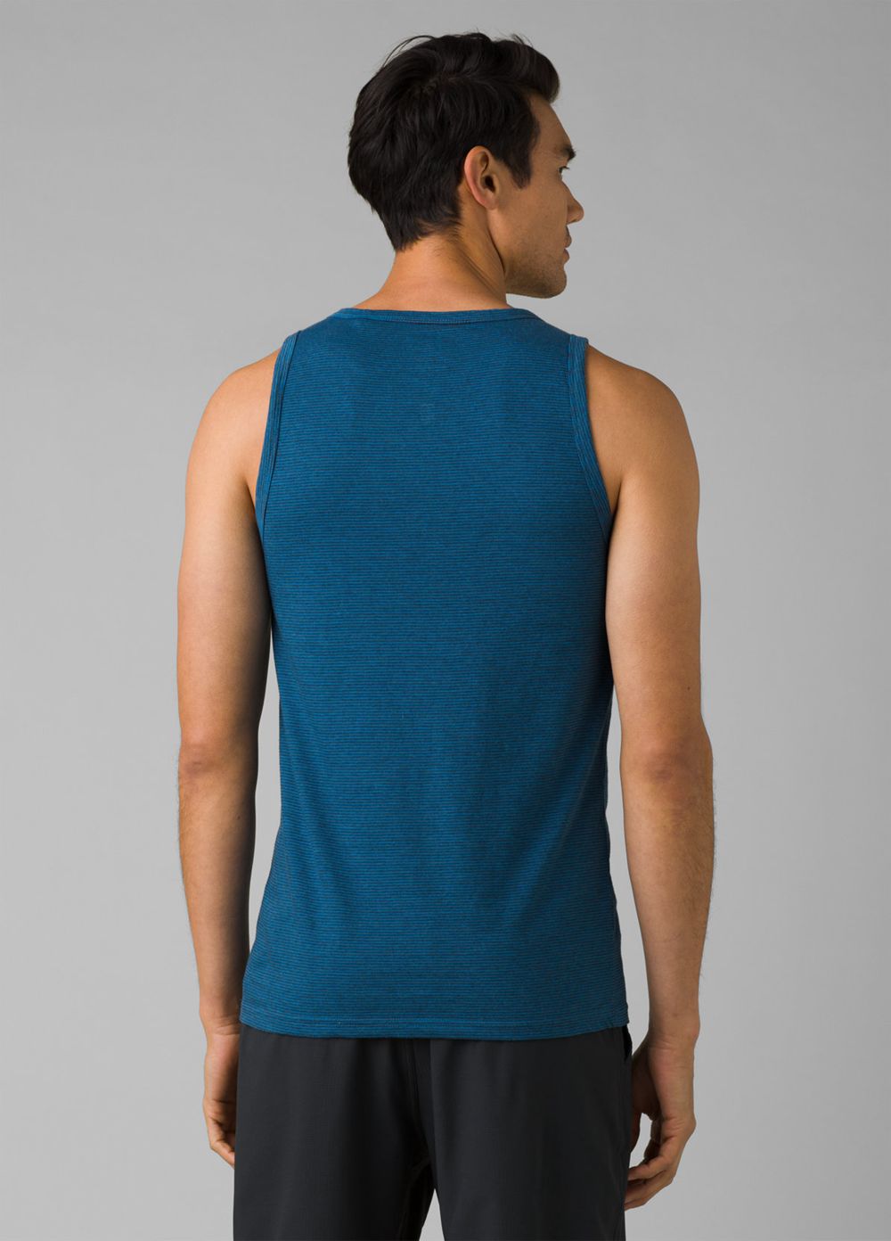 Blue Men's PrAna Cotton Tank Top | JTKDGL137