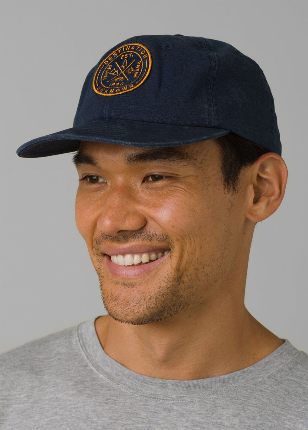 Blue Men's PrAna Craneway Patch Hats | CHJOMW462