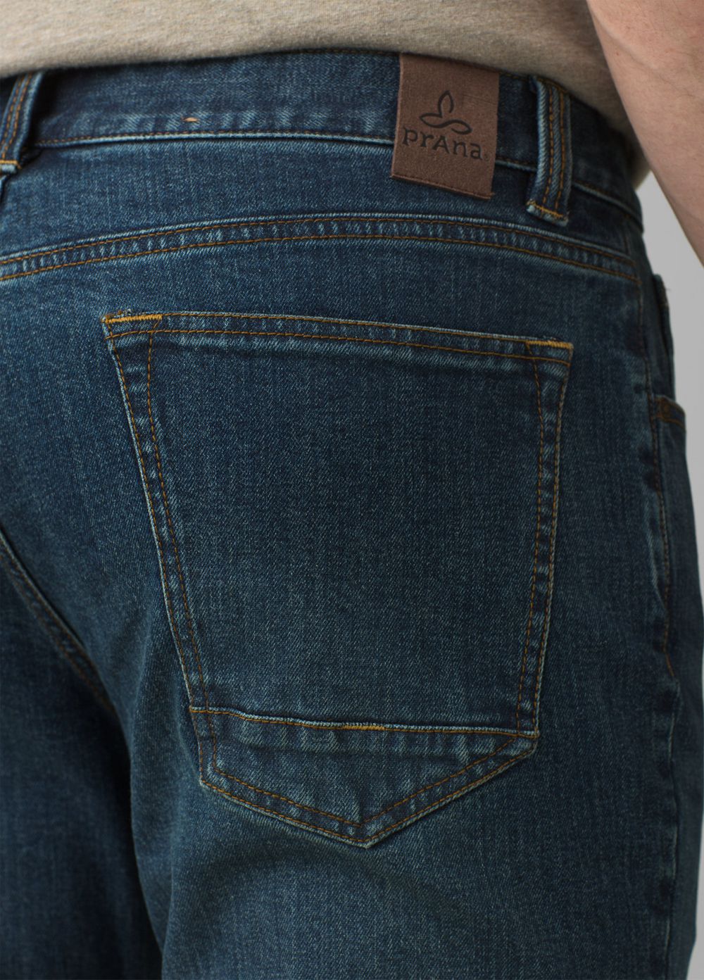 Blue Men's PrAna Feener Jeans | RKMQPH417