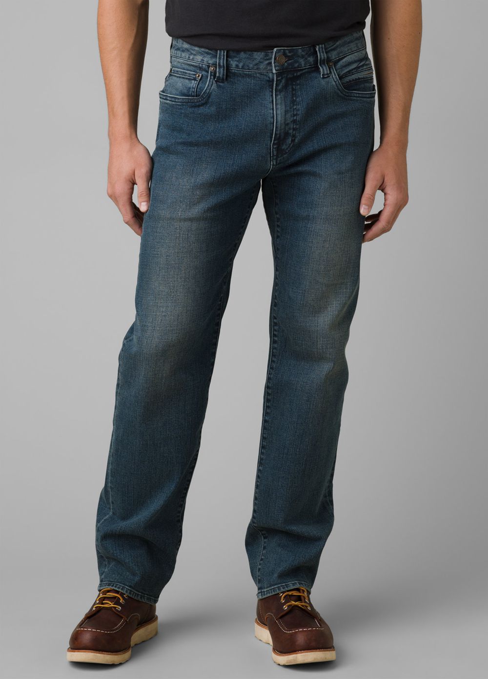 Blue Men\'s PrAna Hillgard Jeans | ISXLPY537