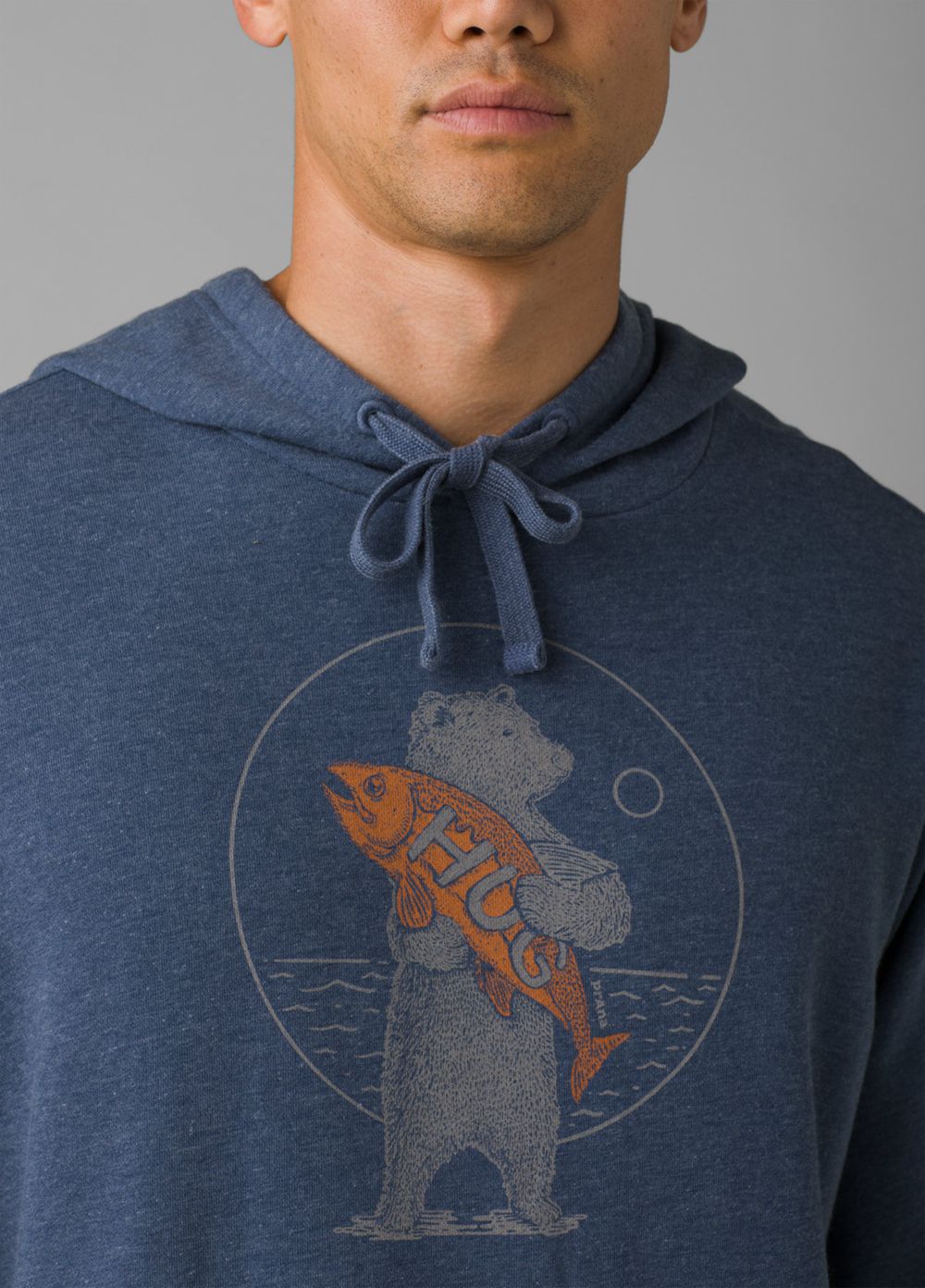 Blue Men's PrAna Journeyman Hoodie | MUIRYD410