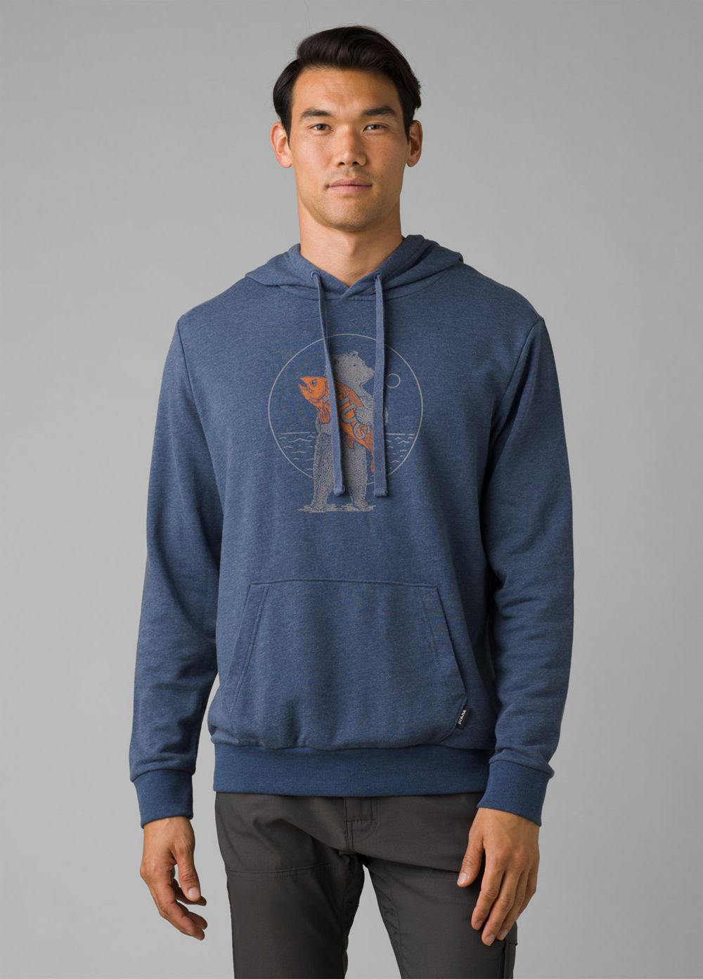 Blue Men\'s PrAna Journeyman Hoodie | MUIRYD410