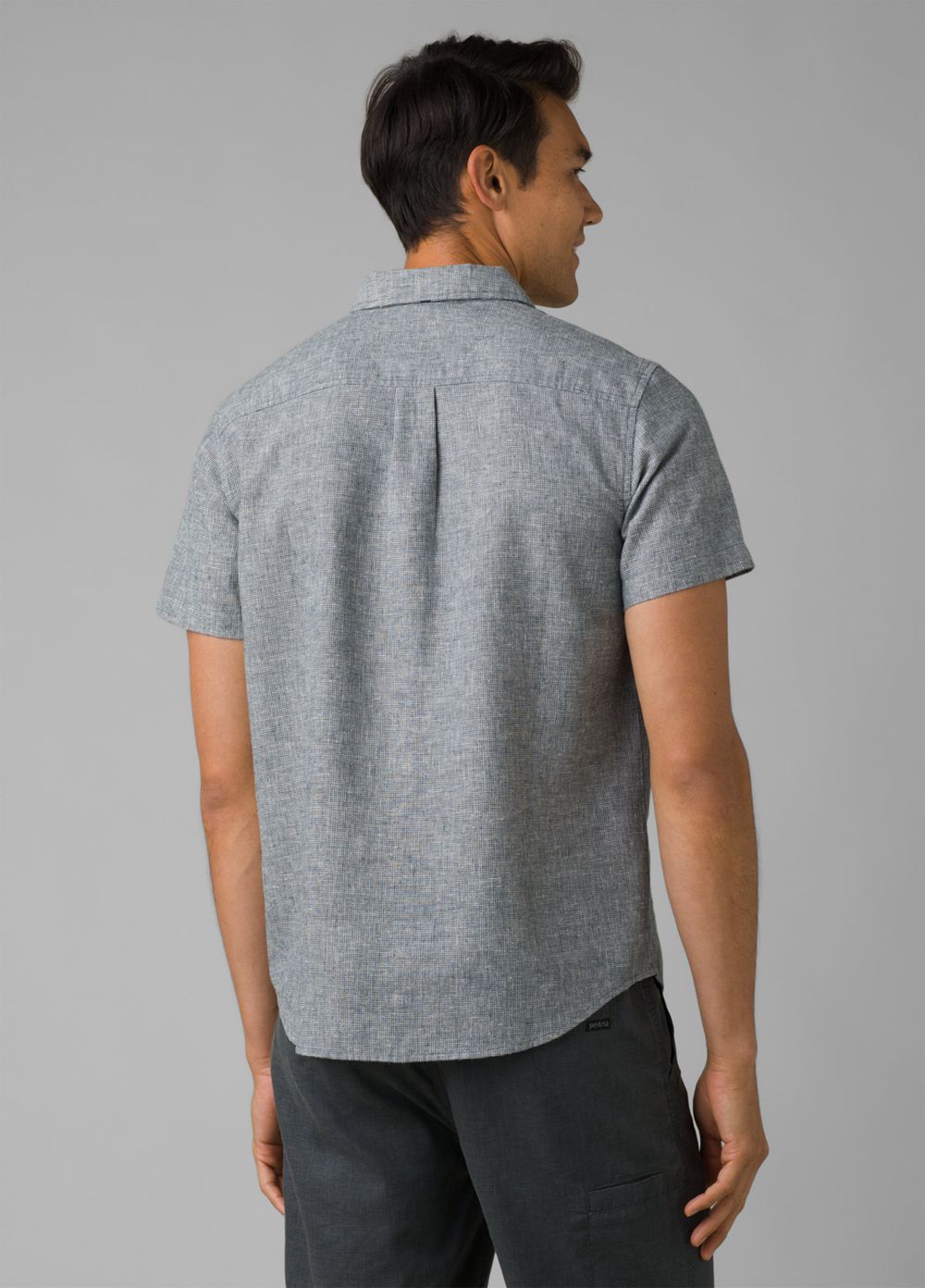 Blue Men's PrAna Lindores Shirts | KSJEBY671