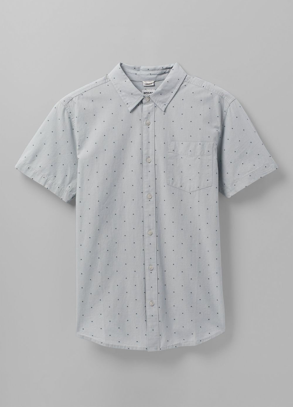 Blue Men's PrAna Park Hill Shirts | USNPKF219