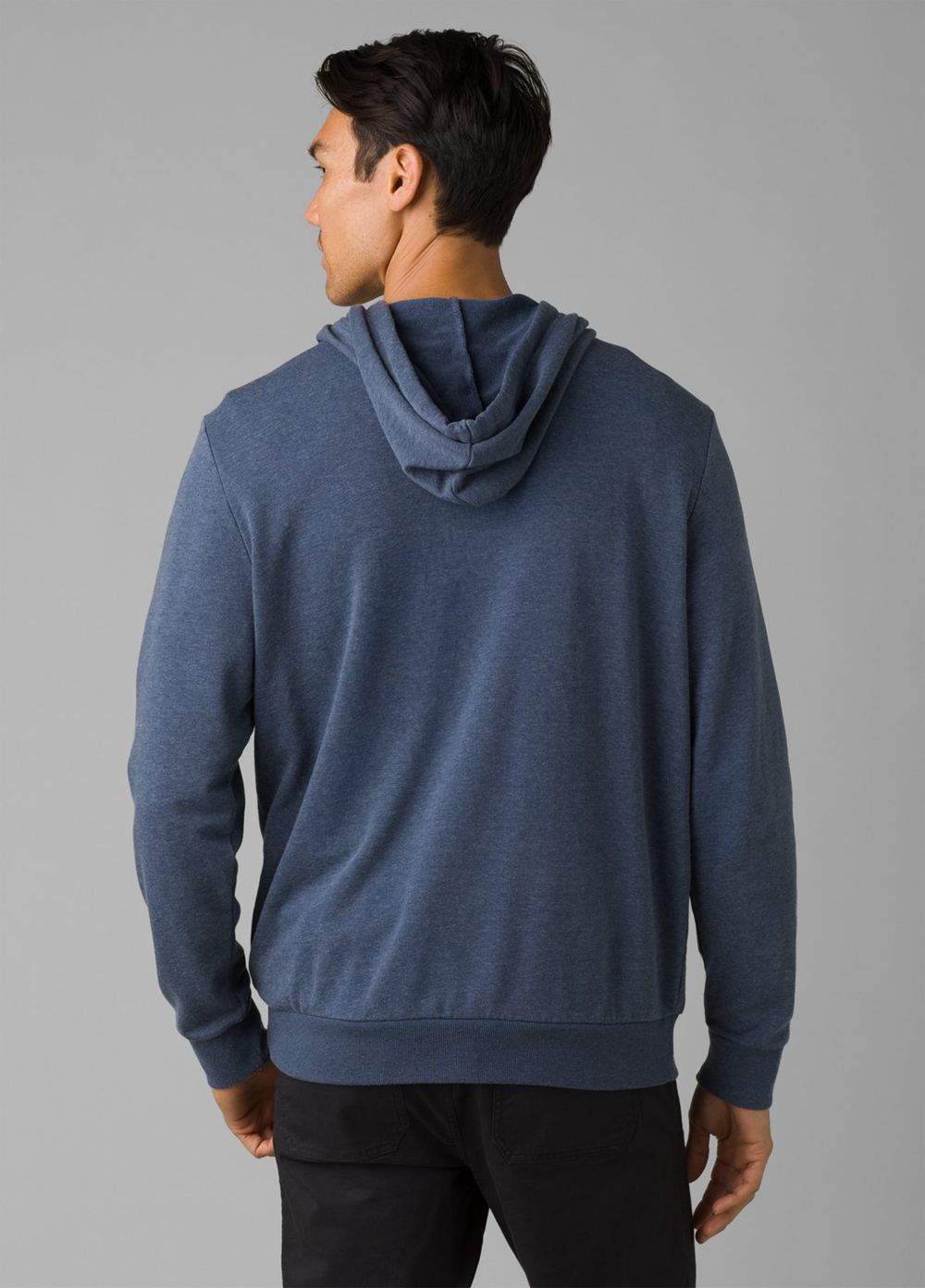 Blue Men's PrAna Patch Hoodie | CSIVZF356