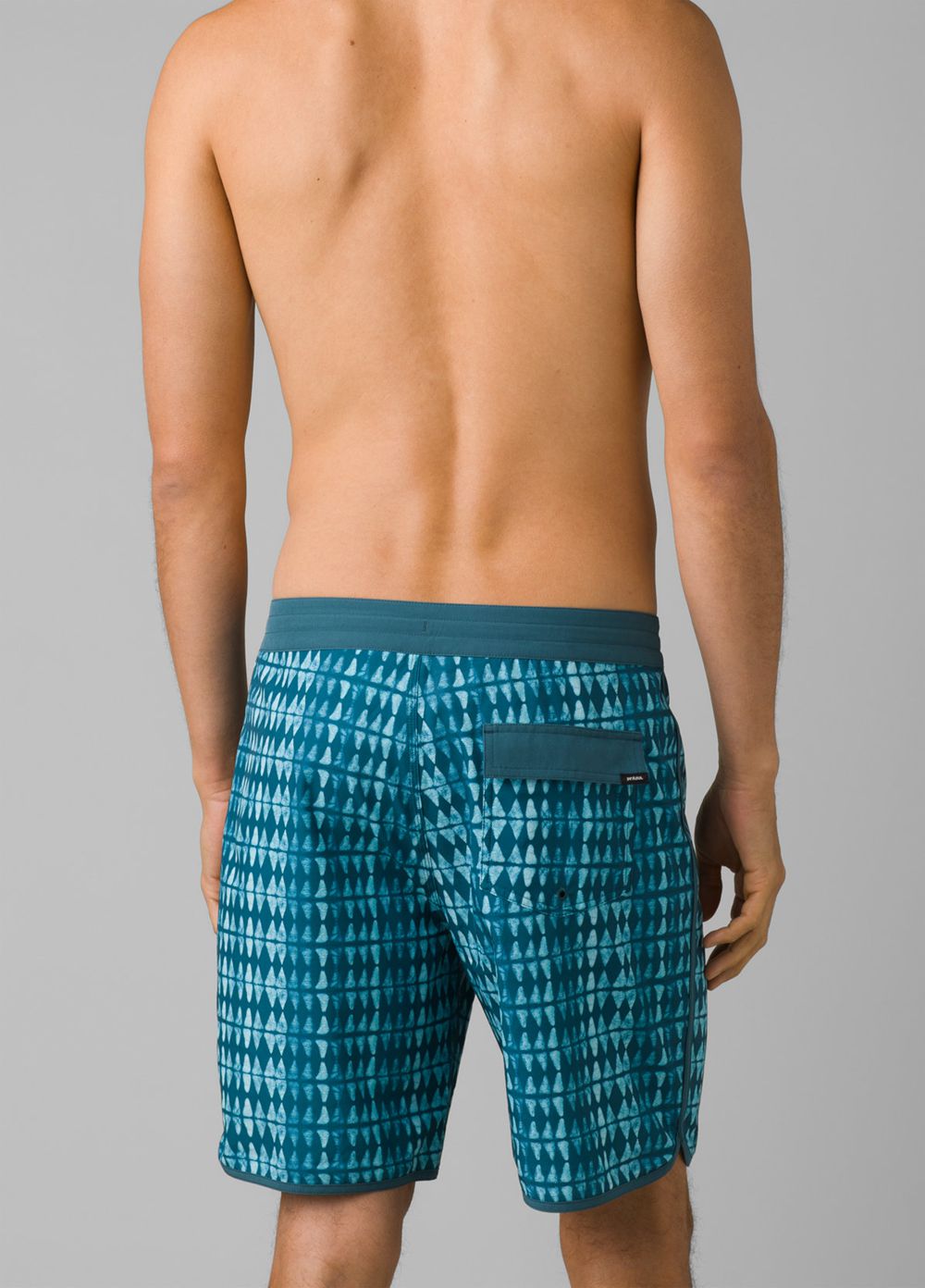 Blue Men's PrAna Roots Studio Boardshorts | LWPKTY248