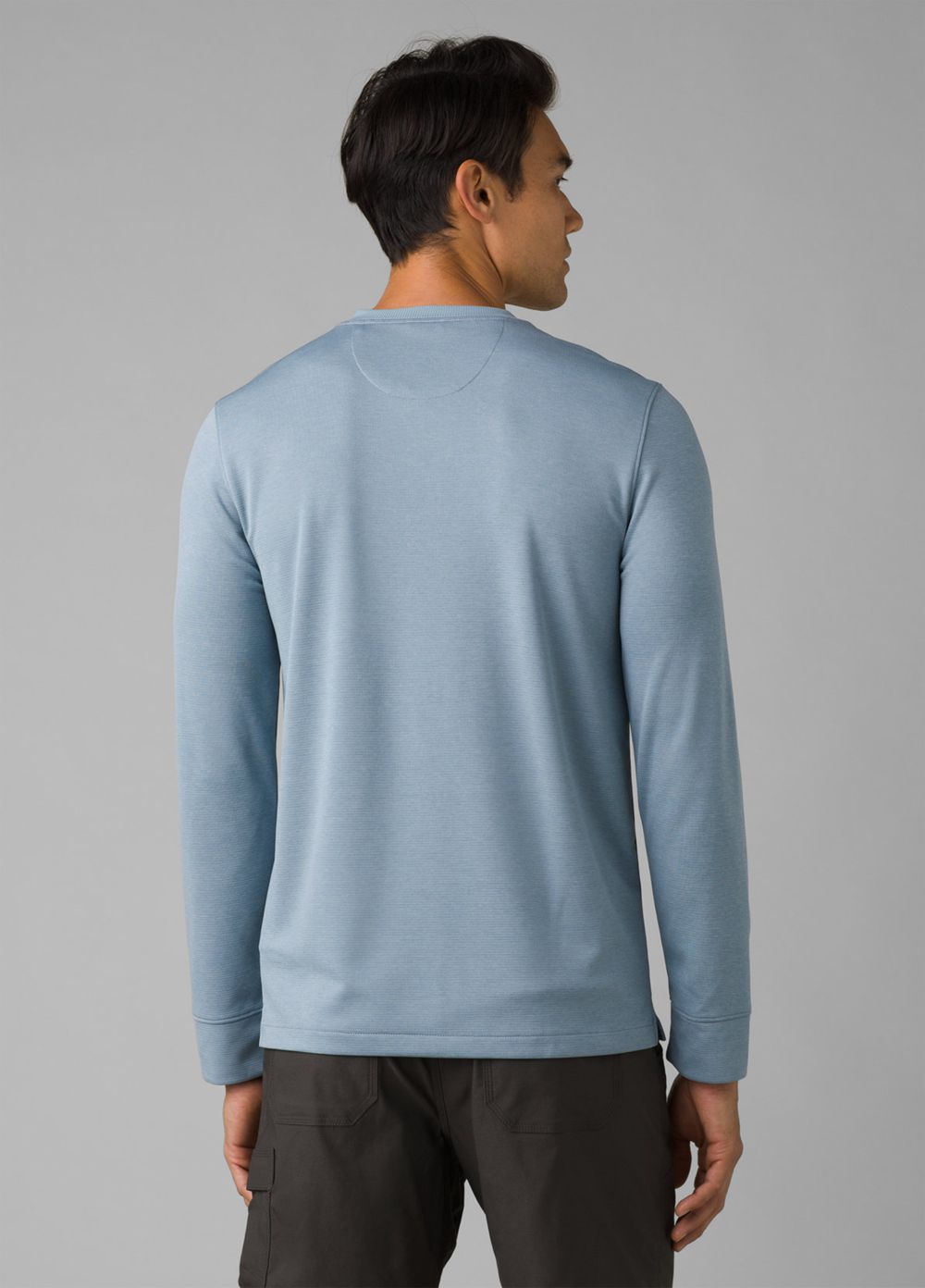 Blue Men's PrAna Sol Defender Henley T-Shirts | HNXAQR041