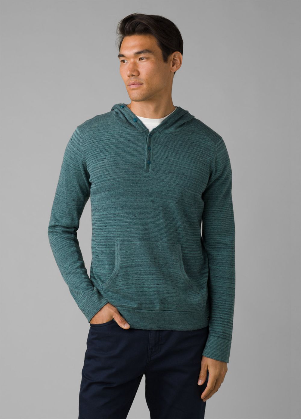 Blue Men\'s PrAna Spring Creek Sweaters | IGMURF357