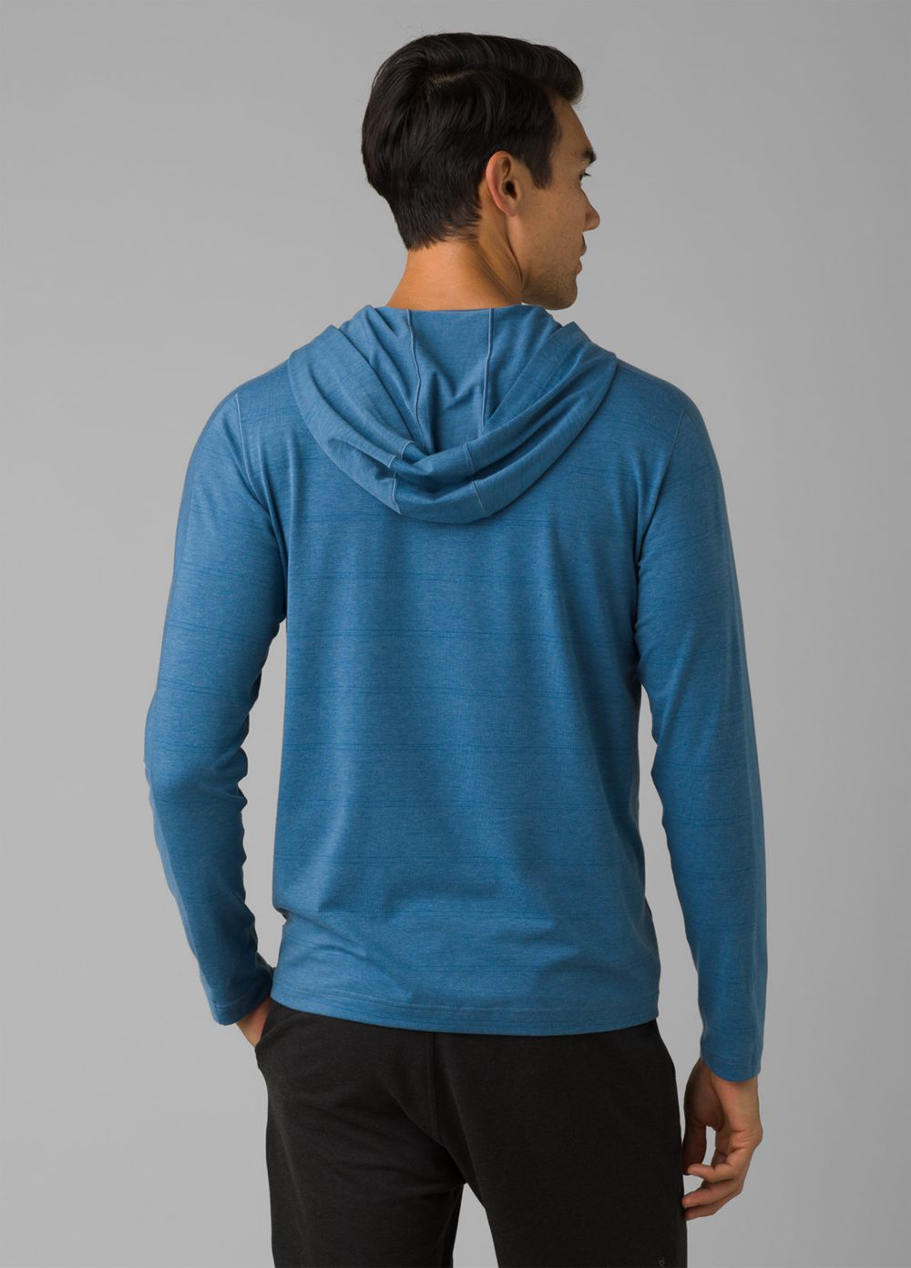 Blue Men's PrAna Watchtower Hoodie | RZHGLX430