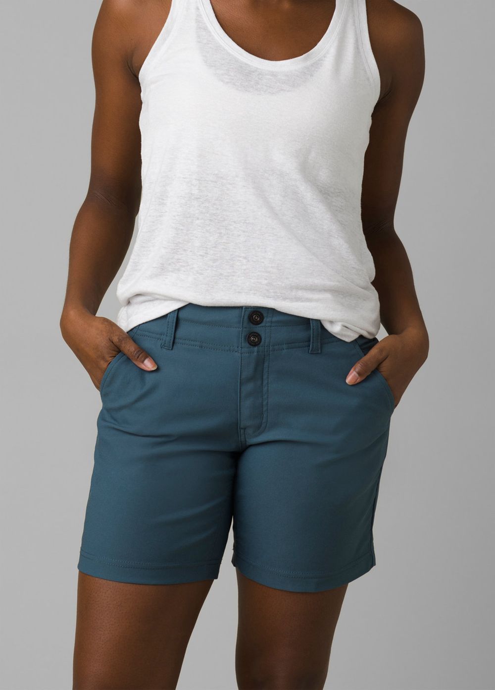 Blue Women\'s PrAna Alana Shorts | ZTQLNI846