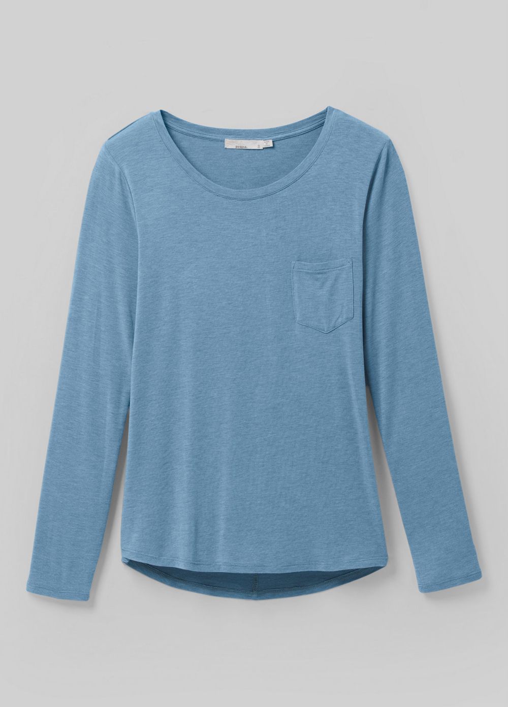 Blue Women's PrAna Foundation Long Sleeve Plus T-Shirts | ERTHIS675