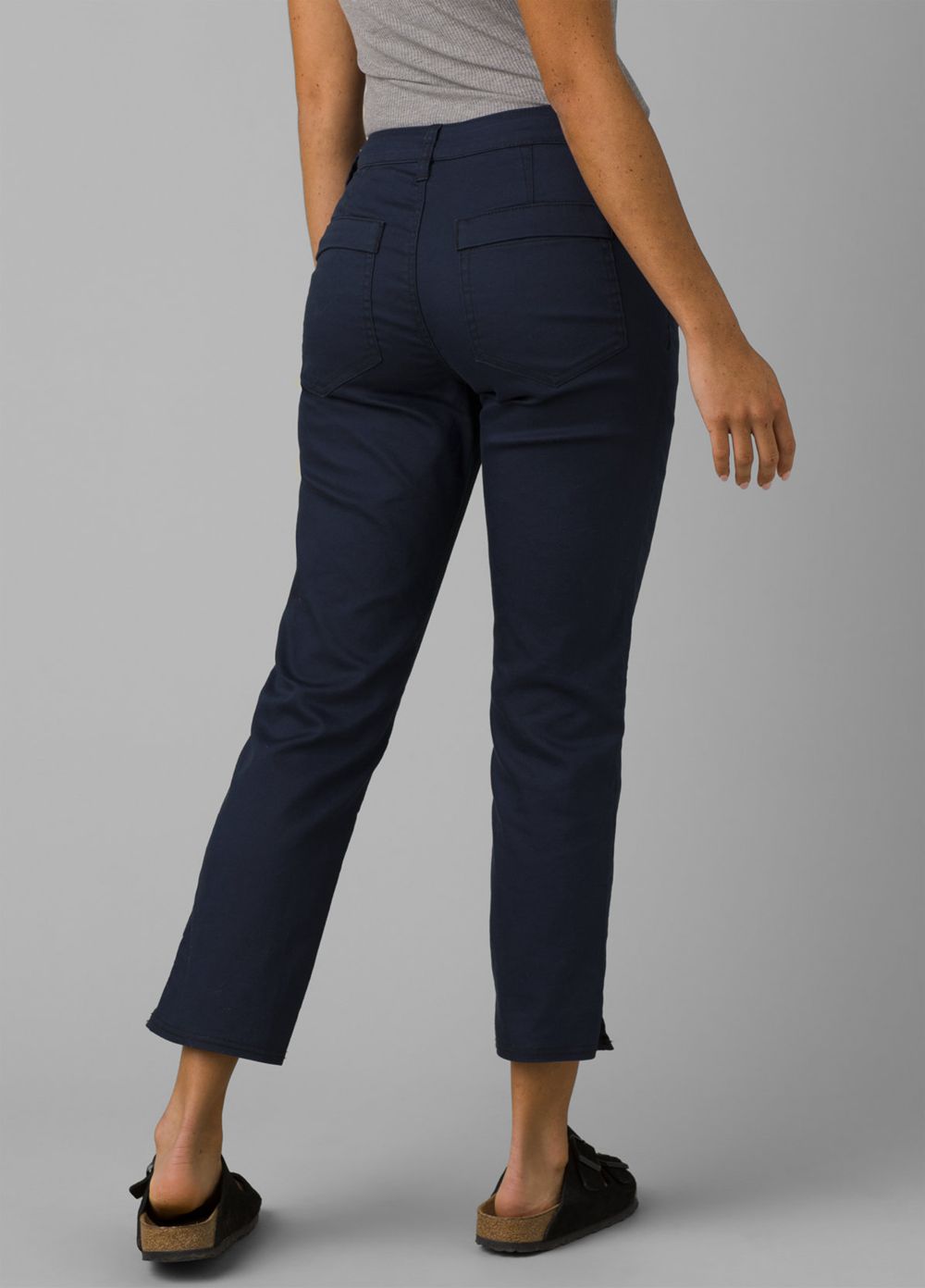 Blue Women's PrAna Kayla Crop Chino Pants | QCAKDJ874