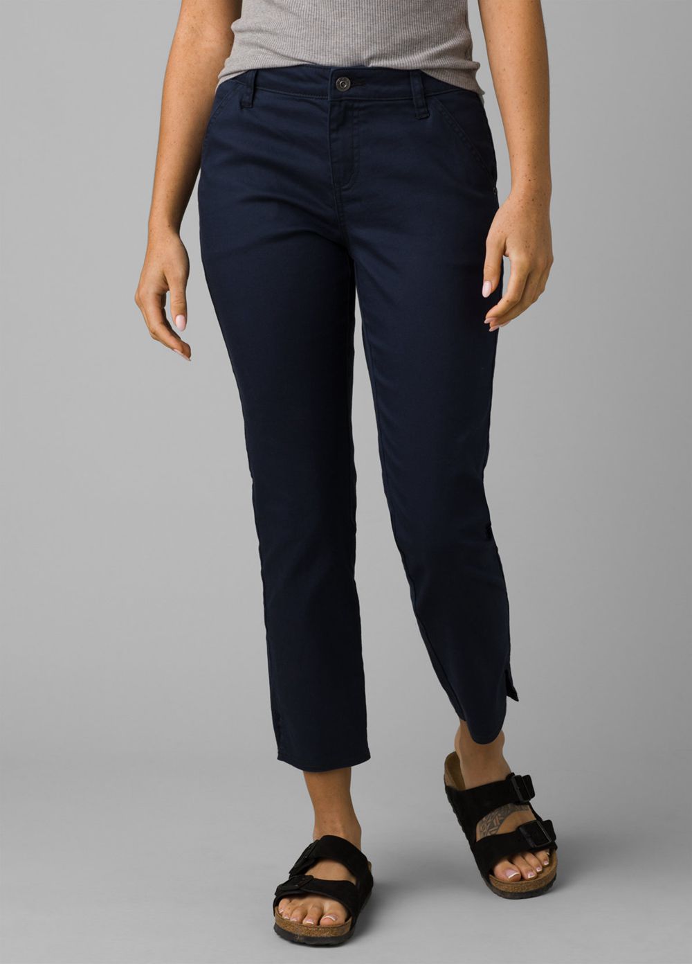 Blue Women\'s PrAna Kayla Crop Chino Pants | QCAKDJ874