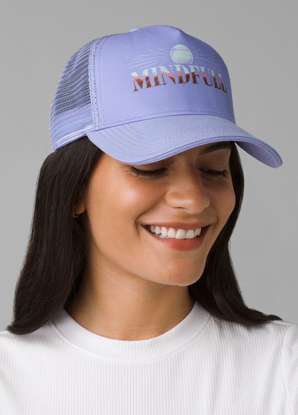 Blue Women's PrAna La Viva Trucker Hats | IWMZGC235