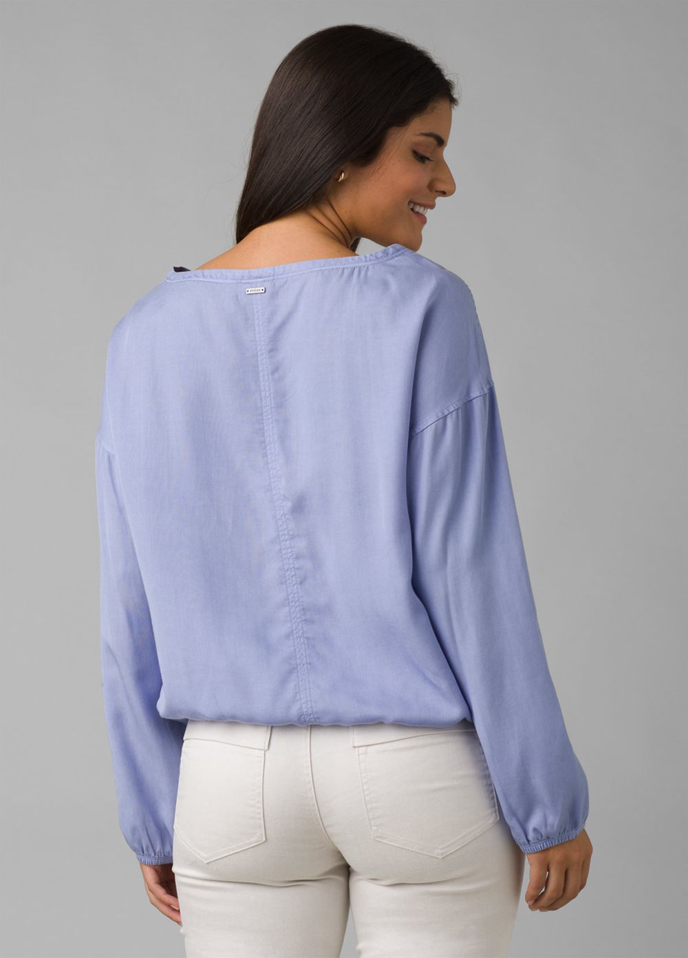 Blue Women's PrAna Lavendar Bay Shirts | GCLVIM805