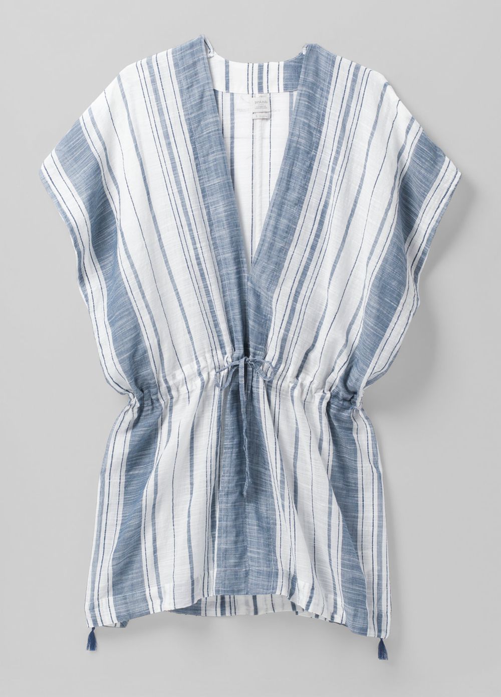 Blue Women's PrAna Marina Bay Tunic Shirts | EPMZYW843