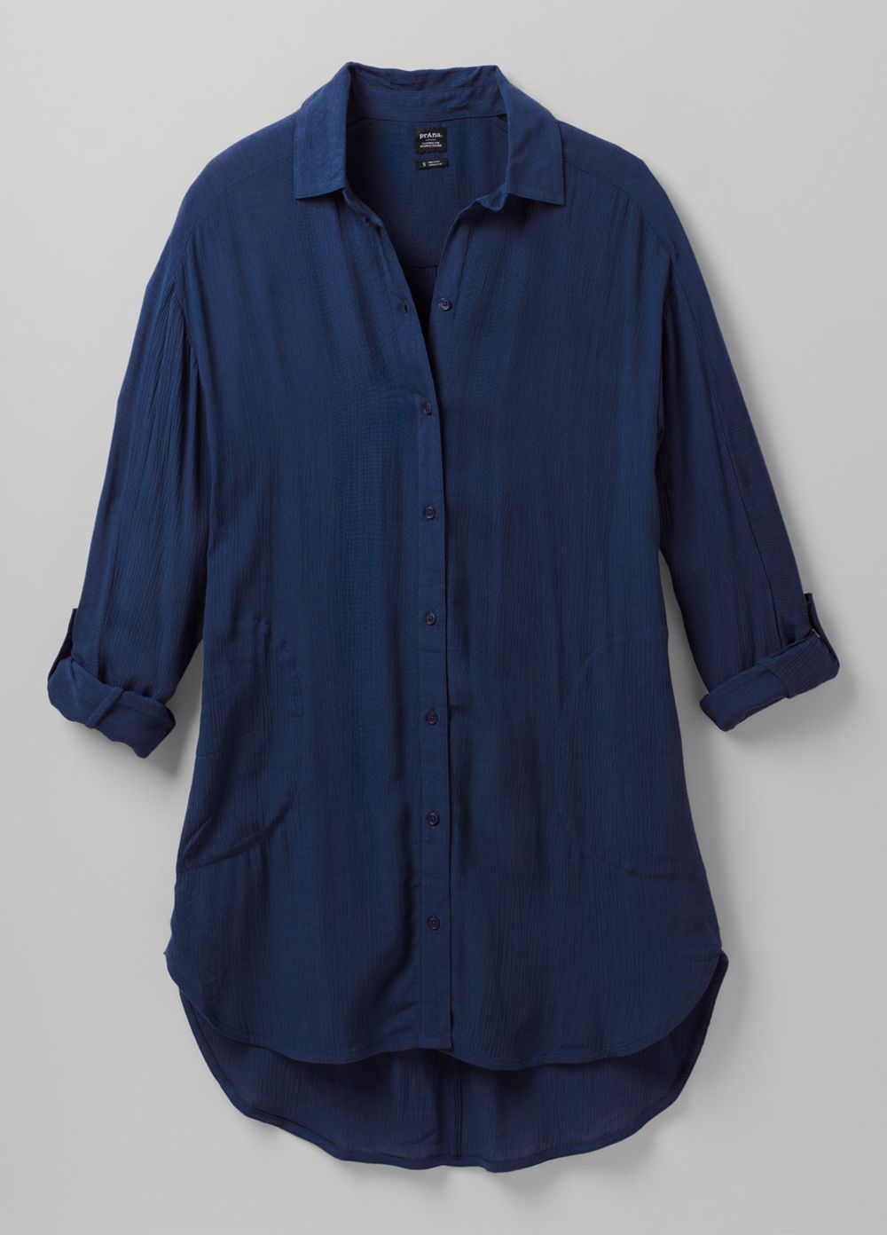 Blue Women's PrAna Scheena Shirts | KQBRDU704