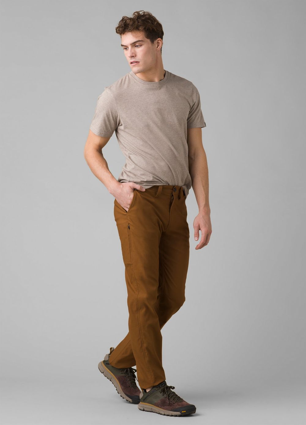 Brown Men's PrAna Alameda Pants | NAQBUV184