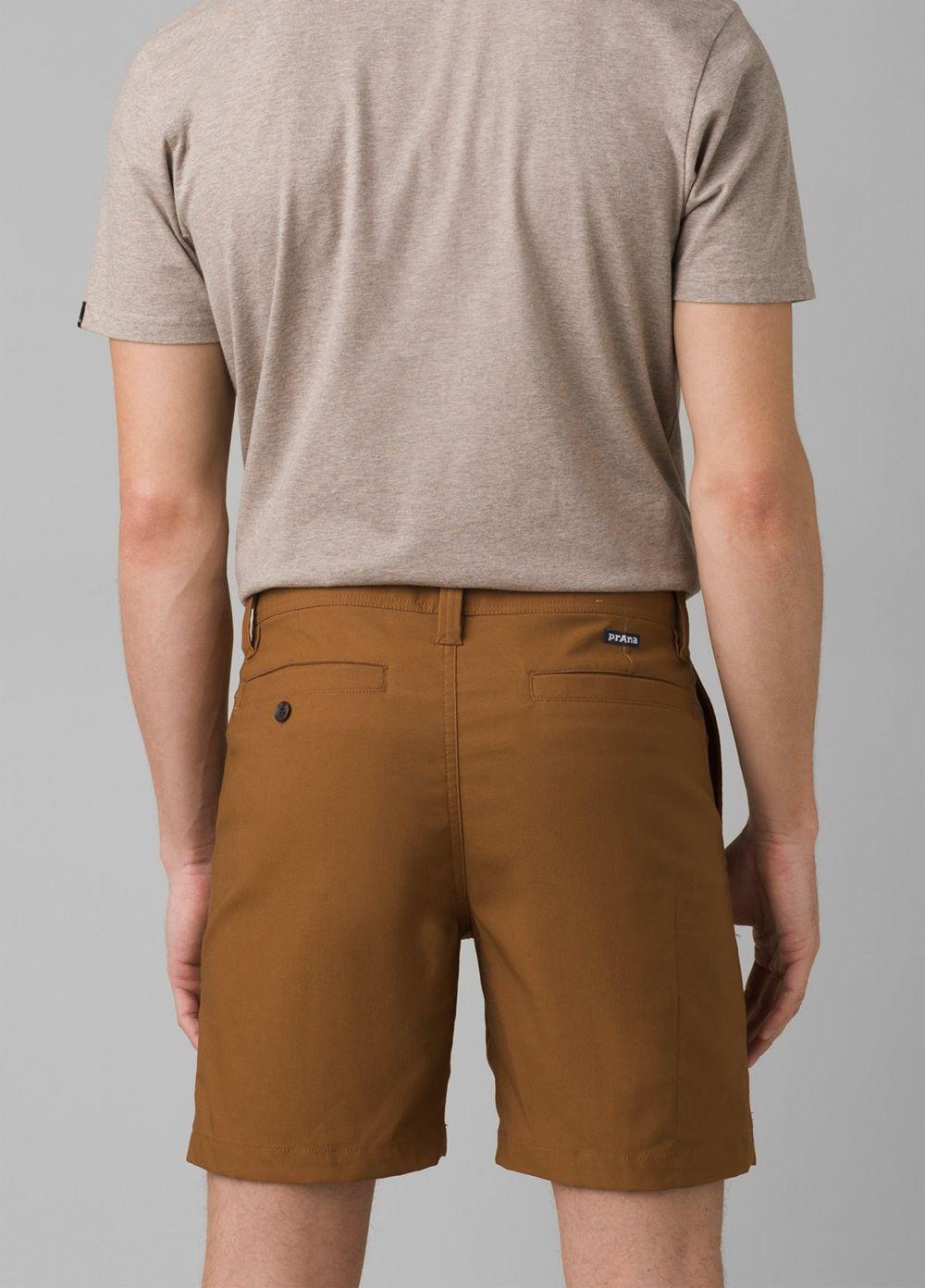 Brown Men's PrAna Alameda Shorts | ZVXRAF451