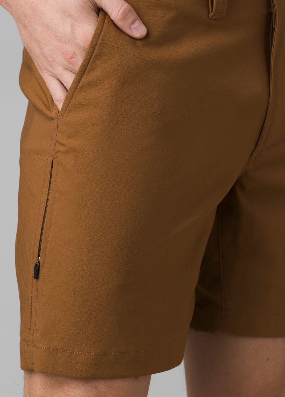 Brown Men's PrAna Alameda Shorts | ZVXRAF451