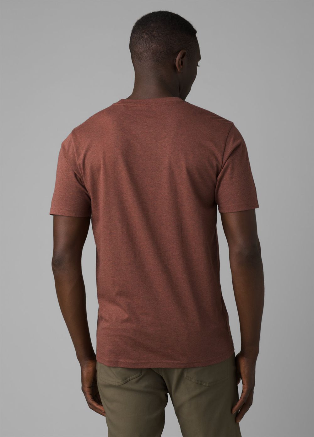 Brown Men's PrAna Beer Belly Journeyman T-Shirts | SWZQNT864