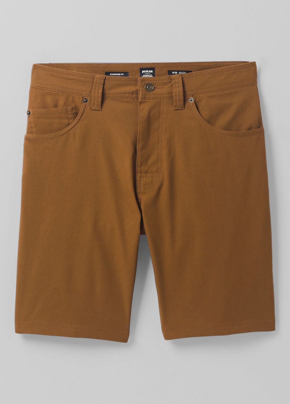 Brown Men's PrAna Brion II Shorts | HDCKES590