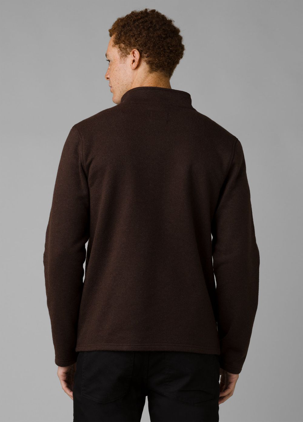 Brown Men's PrAna Brookland Sweater Jackets | CGJIOB879