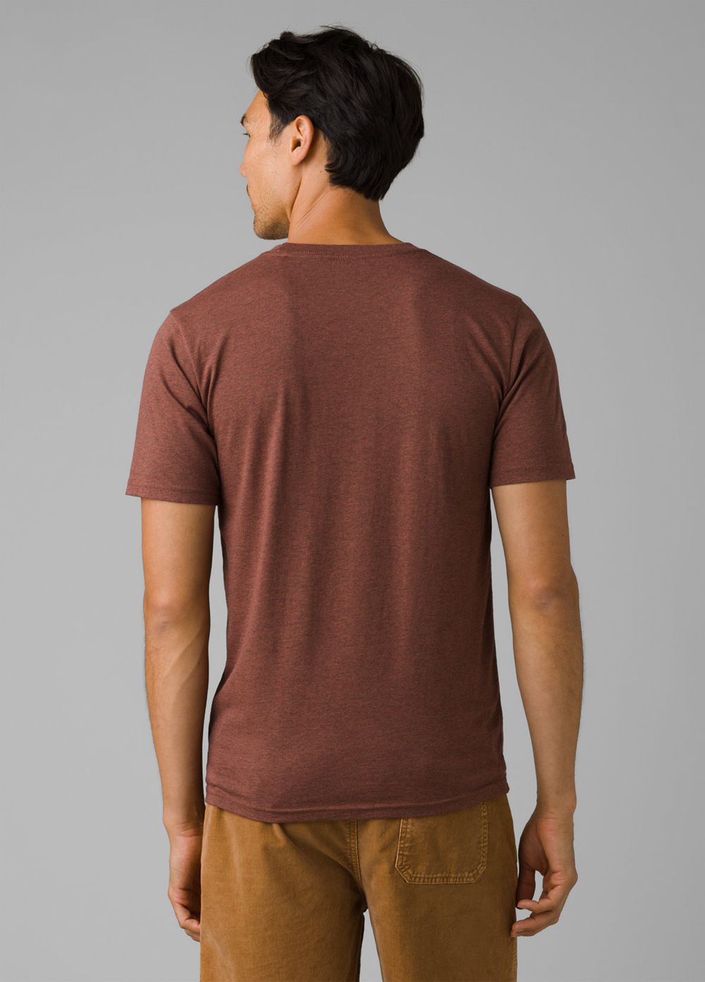 Brown Men's PrAna Camp Life Journeyman T-Shirts | UZLPIA527