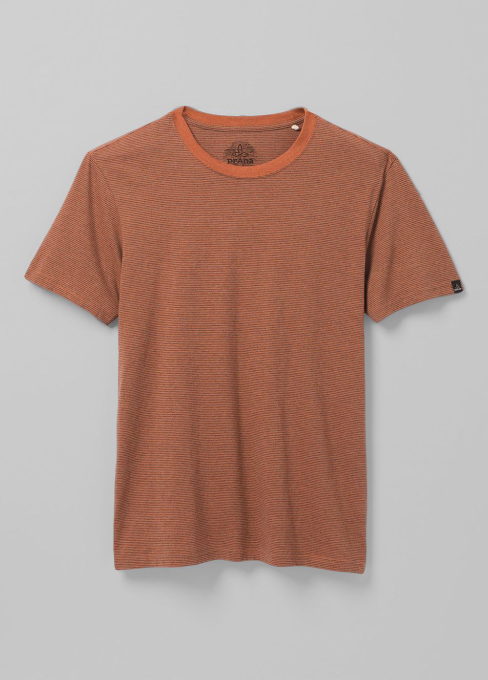 Brown Men's PrAna Crew Tall T-Shirts | UGJVST273