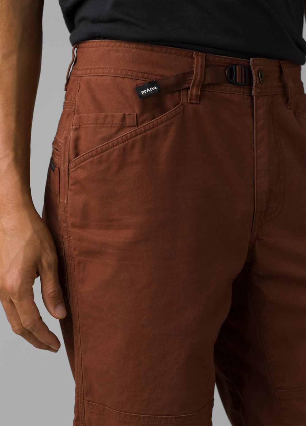 Brown Men's PrAna Kragg Pants | RUZVDL302