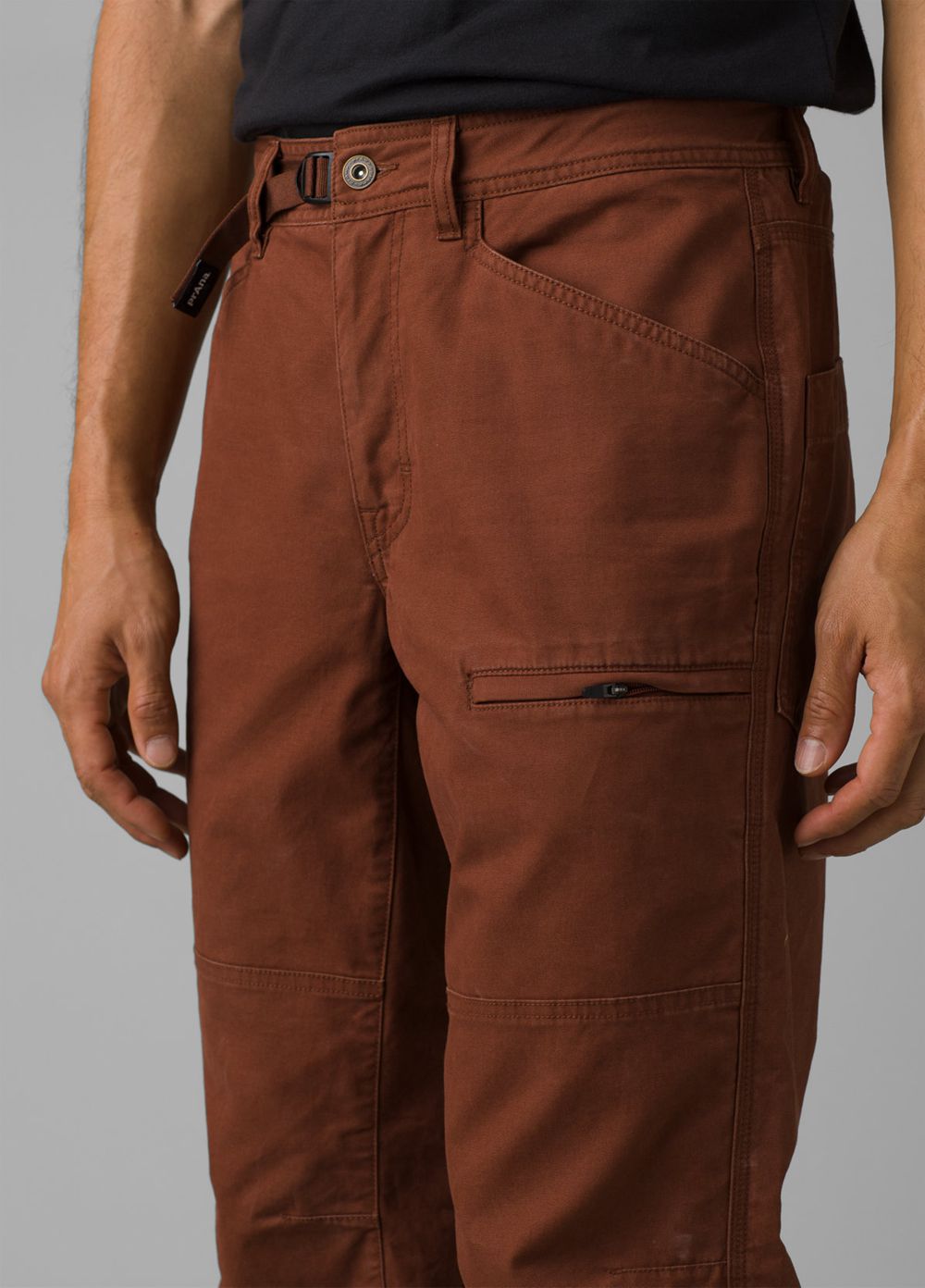 Brown Men's PrAna Kragg Pants | RUZVDL302