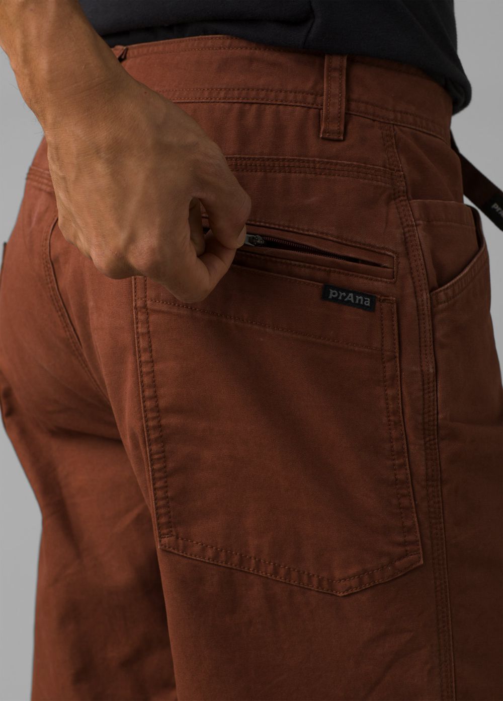 Brown Men's PrAna Kragg Pants | RUZVDL302