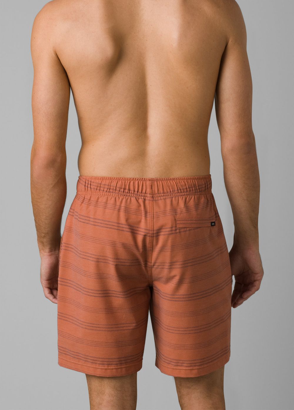 Brown Men's PrAna Metric E-Waist Boardshorts | OHVBQS675