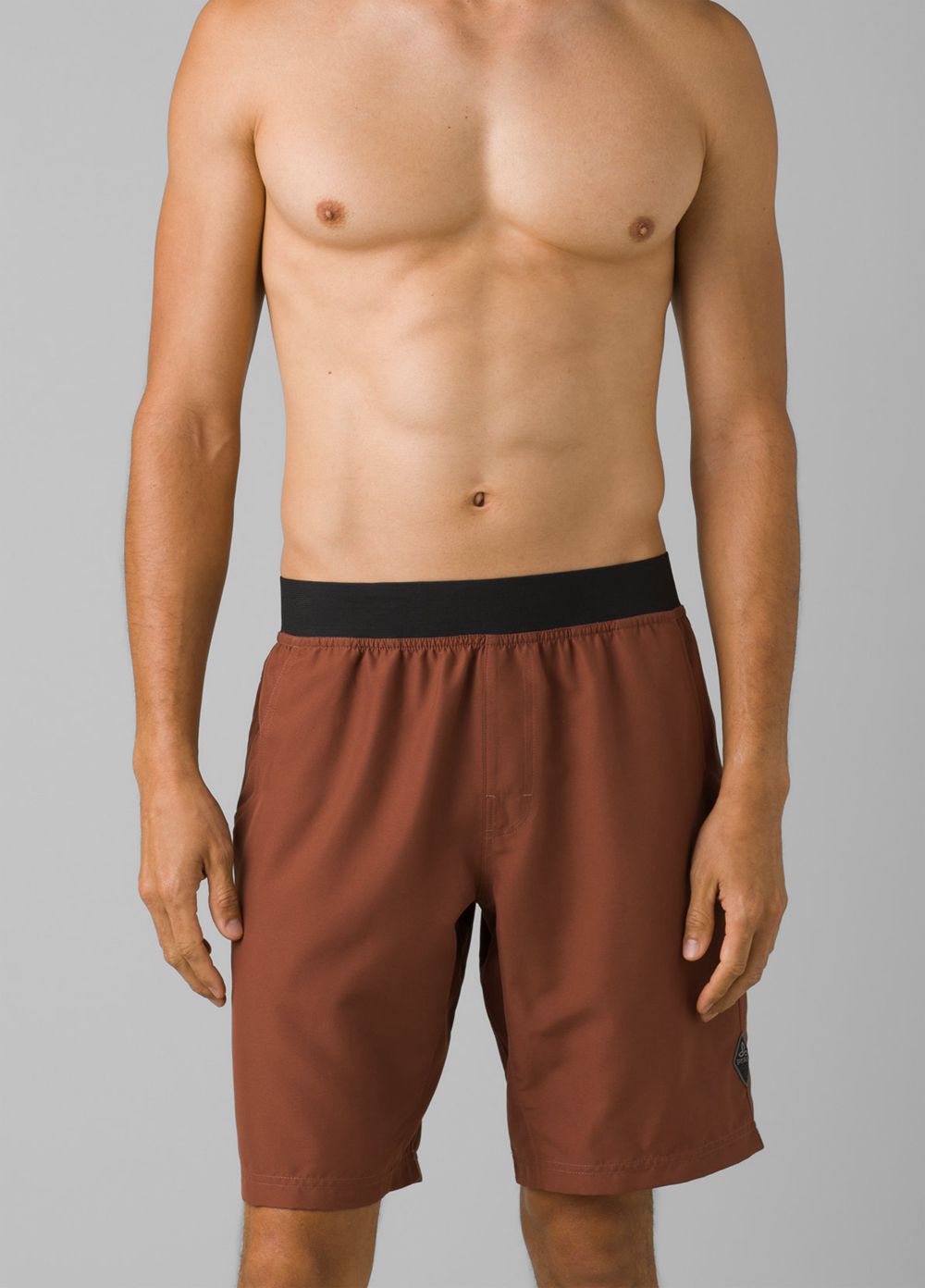 Brown Men\'s PrAna Mojo Shorts | QGDCYA637