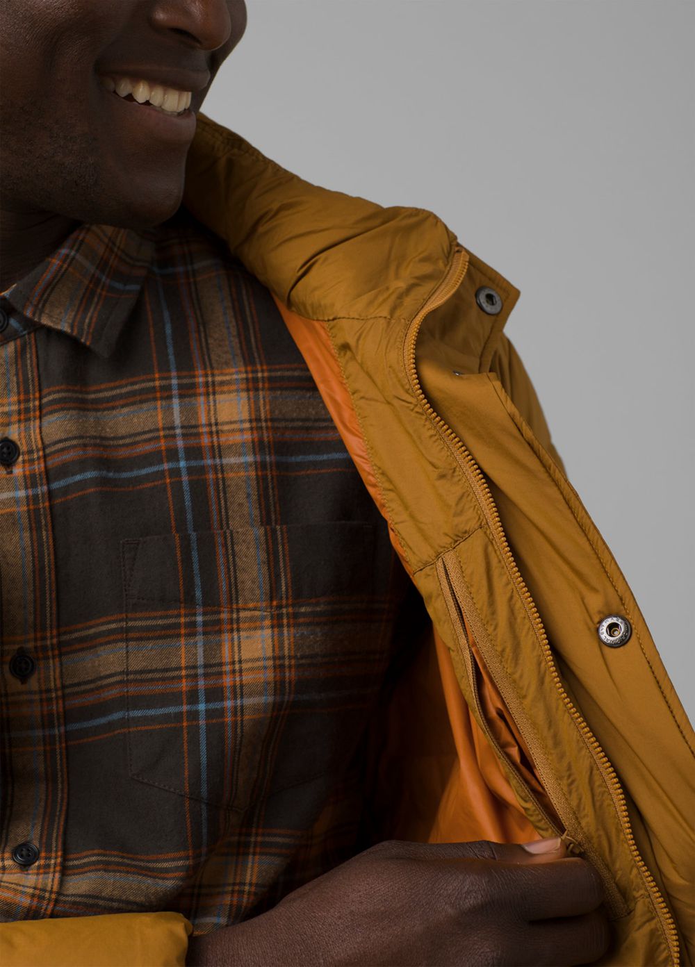 Brown Men's PrAna North Palisade Jackets | AYUXKD204