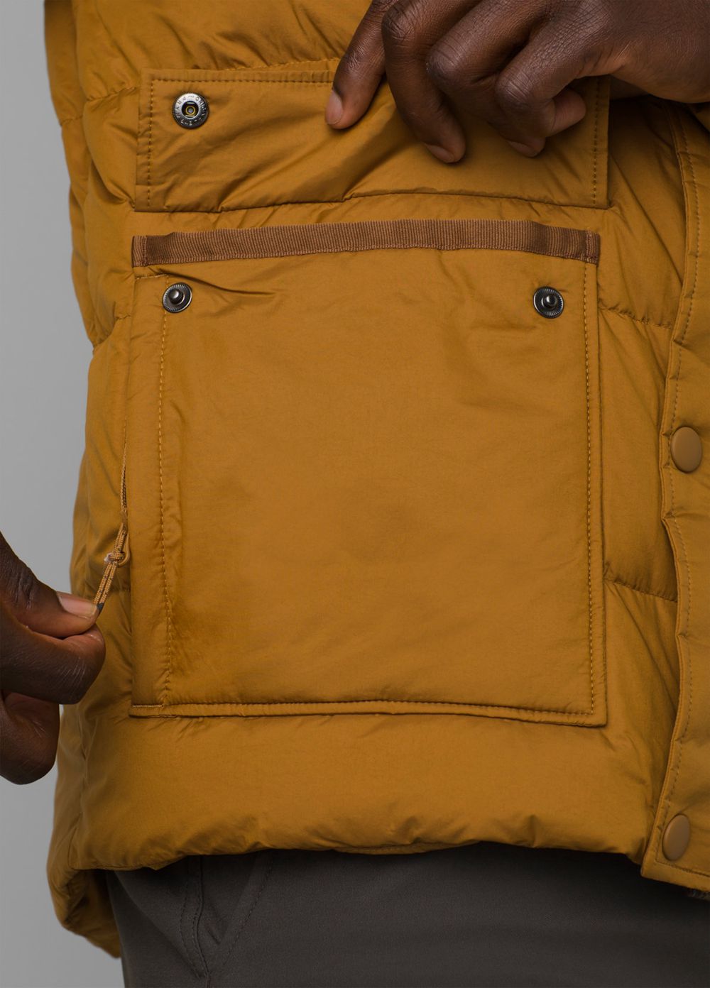 Brown Men's PrAna North Palisade Jackets | AYUXKD204