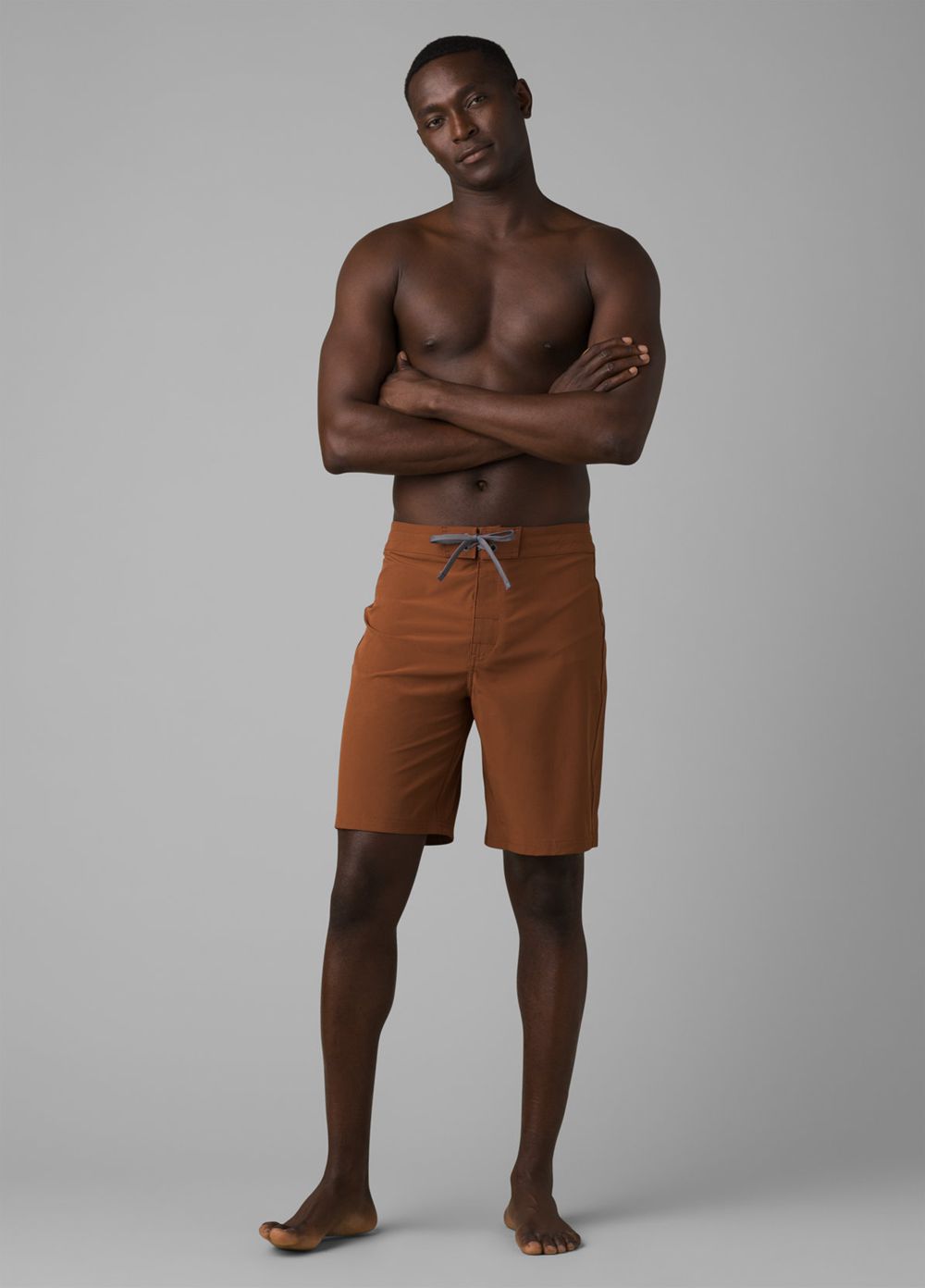 Brown Men's PrAna Riveter Boardshorts | NYGCPB982