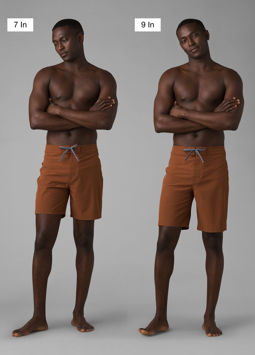 Brown Men's PrAna Riveter Boardshorts | NYGCPB982