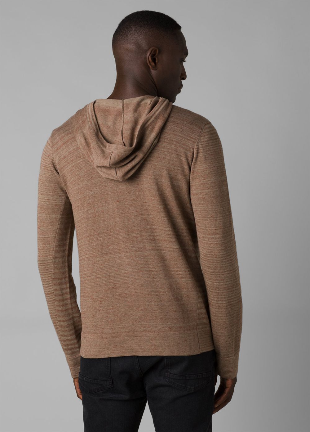 Brown Men's PrAna Spring Creek Sweaters | YRFGNV037