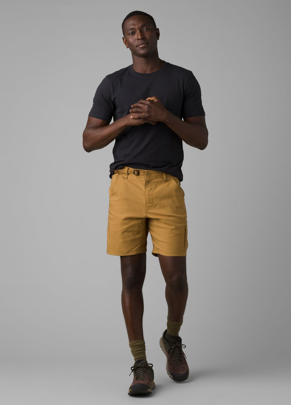 Brown Men's PrAna Stretch Zion II Shorts | JSHIEX263