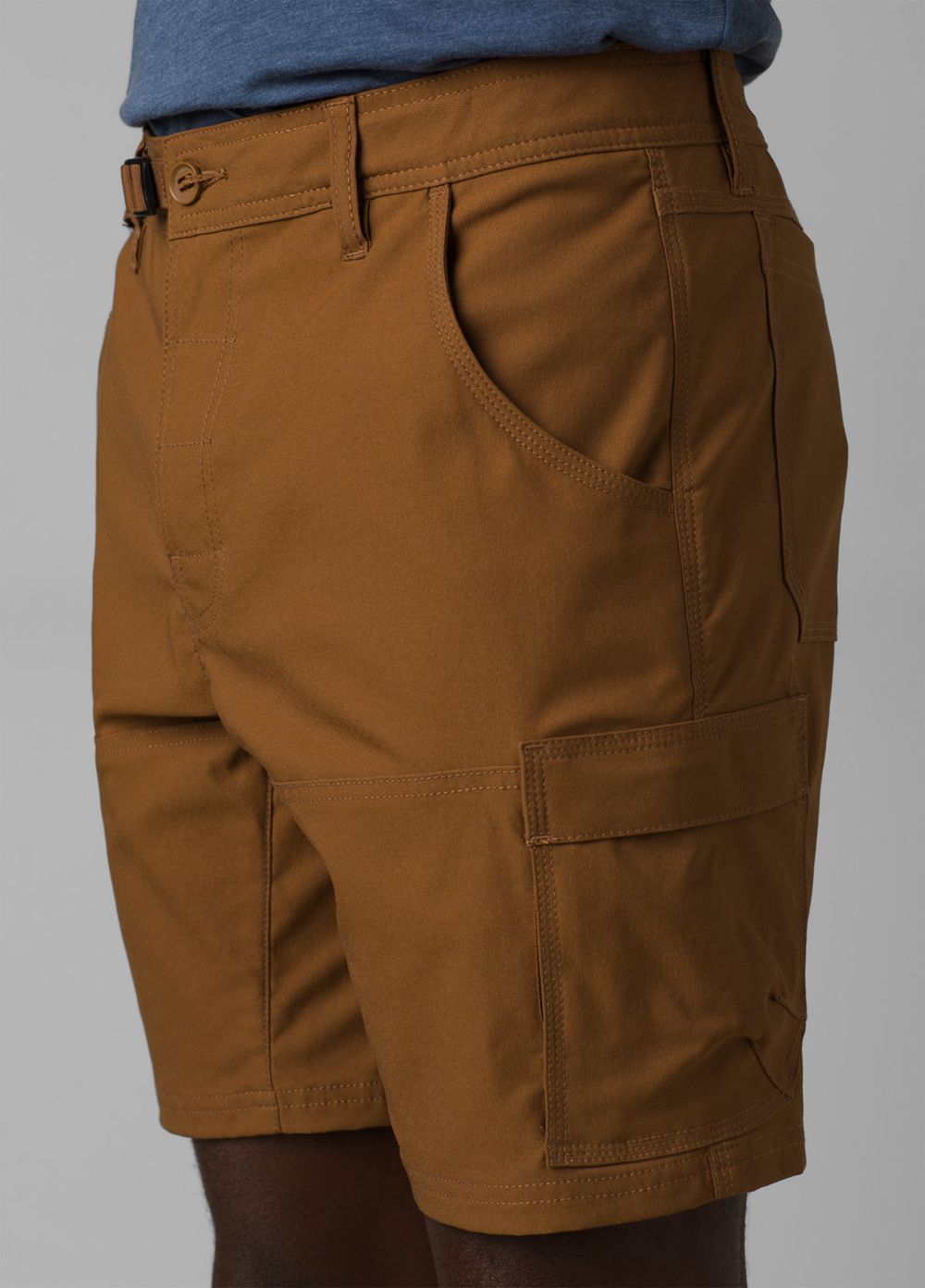 Brown Men's PrAna Stretch Zion II Shorts | OMHGCS203