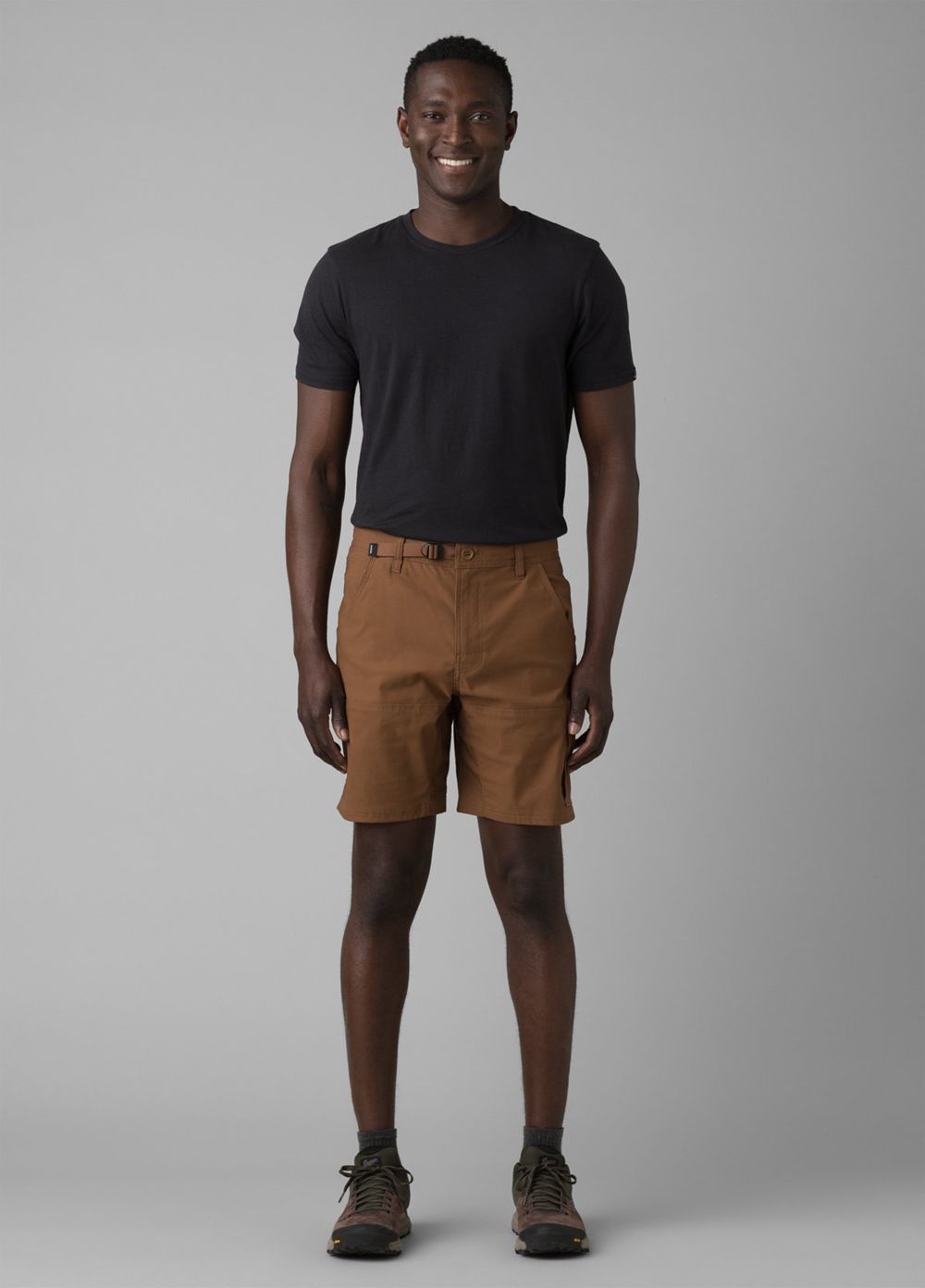 Brown Men's PrAna Stretch Zion II Shorts | OMHGCS203