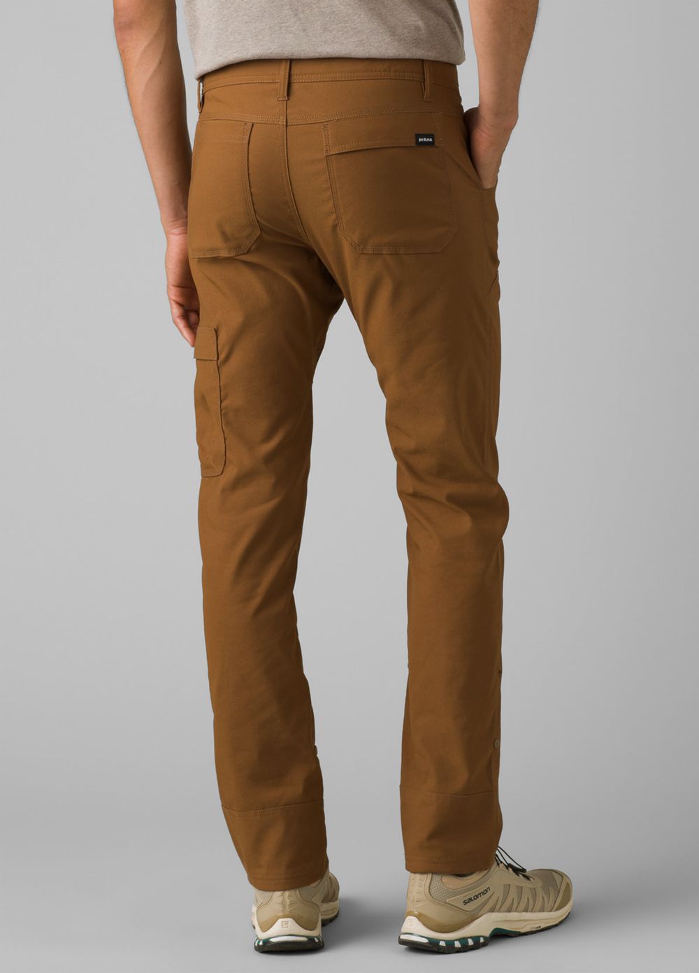 Brown Men's PrAna Stretch Zion Slim II Pants | AZGPRV574