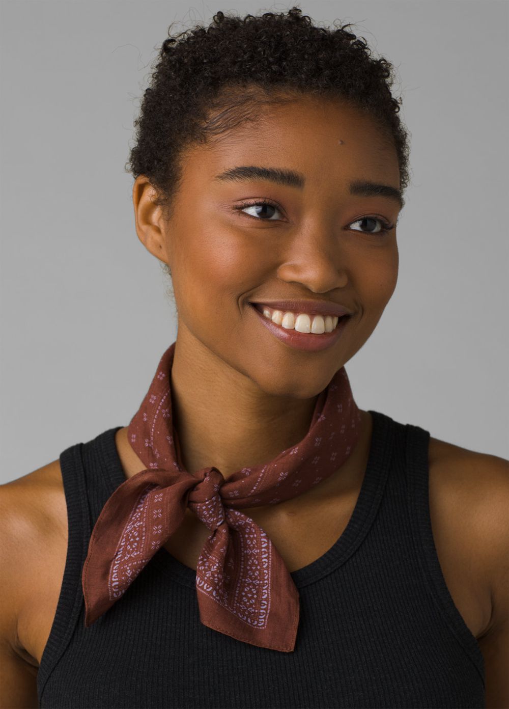 Brown Women's PrAna Balme Bandana Scarf | ZFVABI623