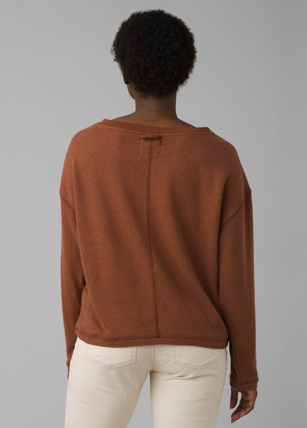 Brown Women's PrAna Cozy Up Polmdale Sweaters | DTGEHS803