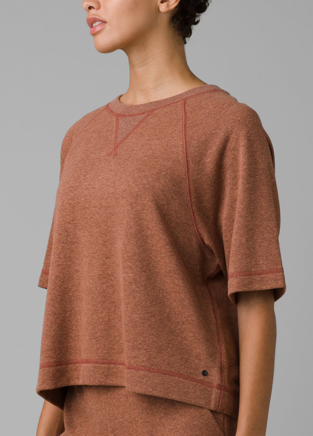 Brown Women's PrAna Cozy Up Sunfair Shirts | GZYXEA738