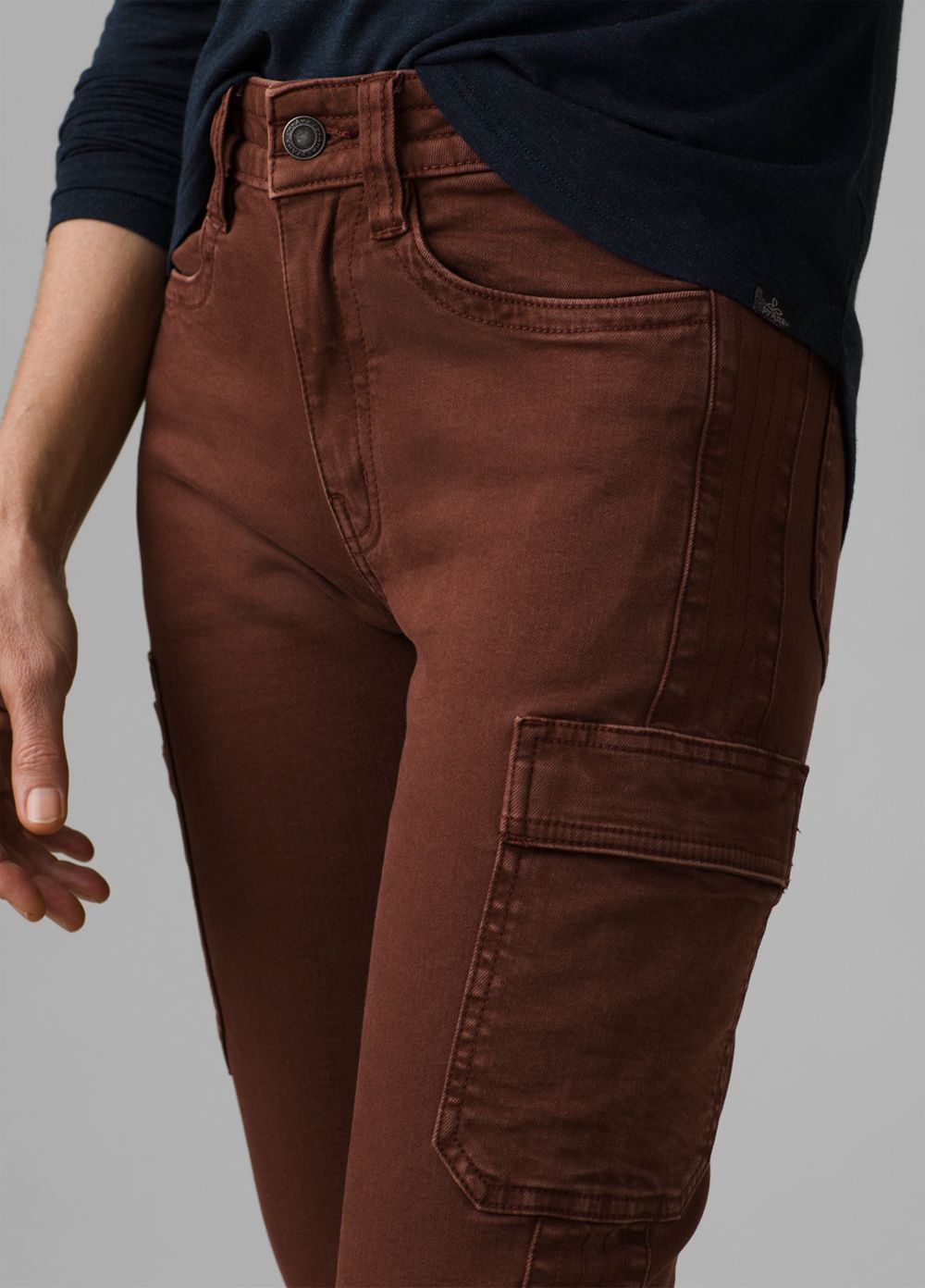 Brown Women's PrAna Dollia Ankle Pants | QMFOTD816