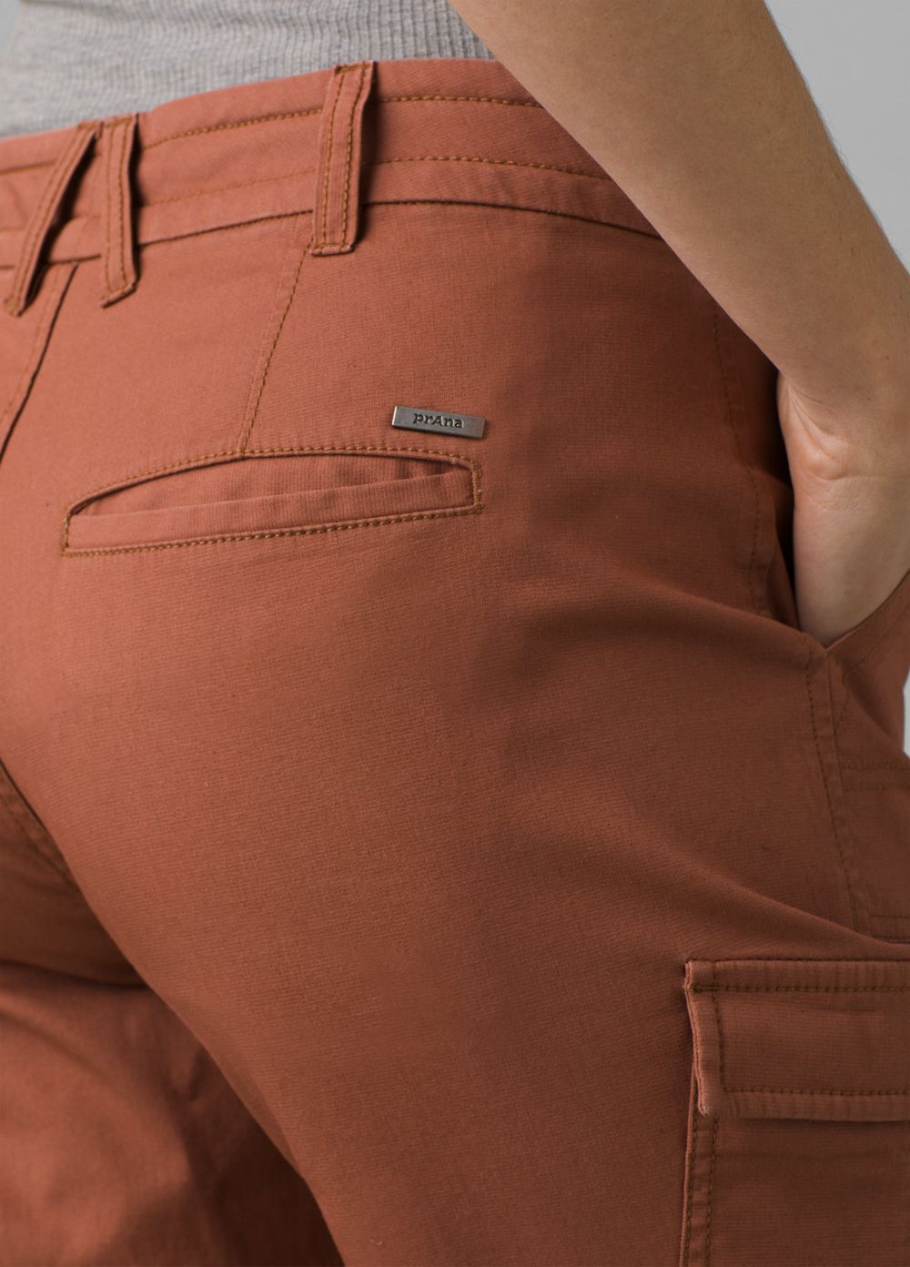 Brown Women's PrAna Elle Cargo Pants | HACJGV267