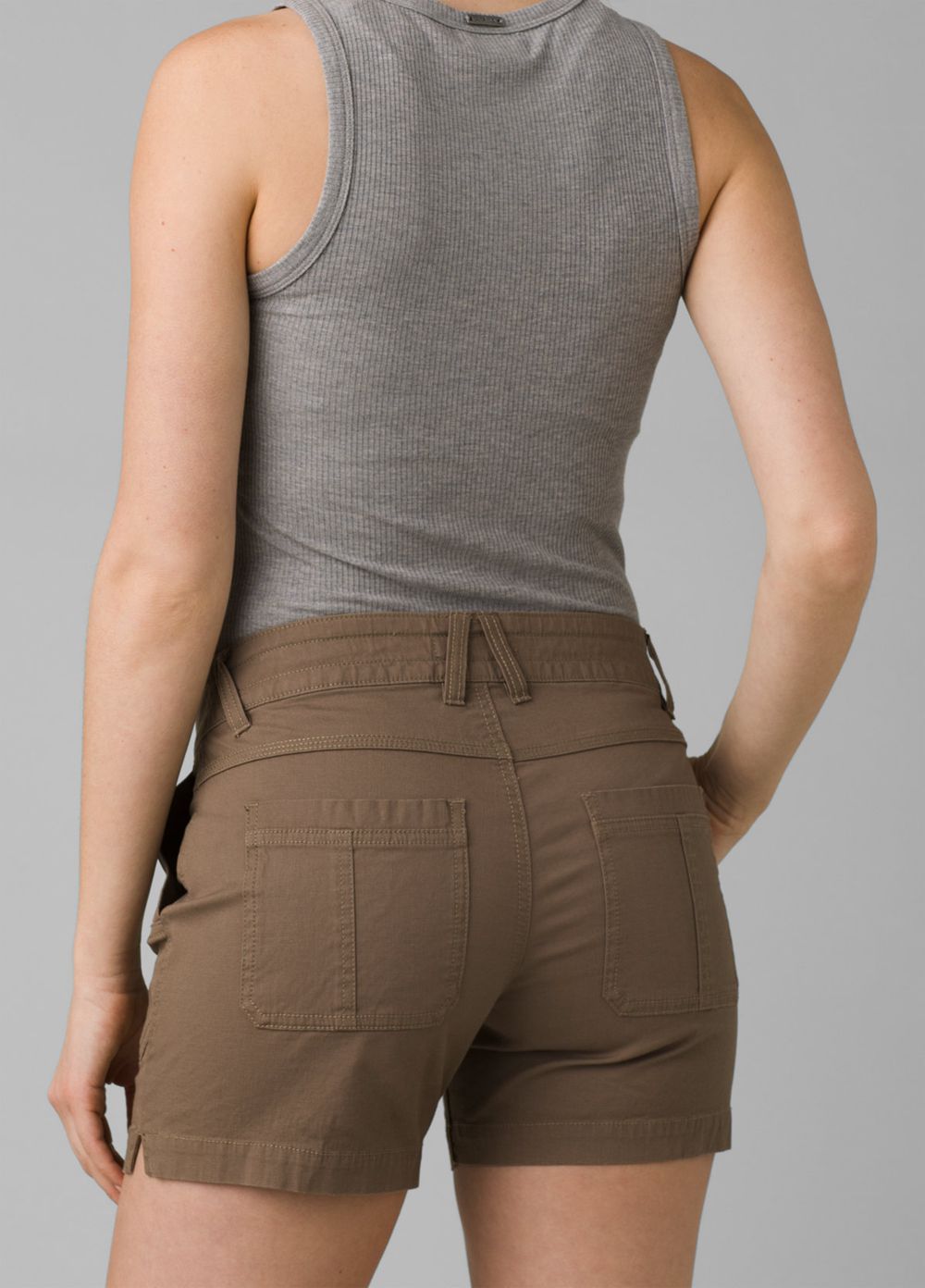 Brown Women's PrAna Elle Shorts | OZVNPF152